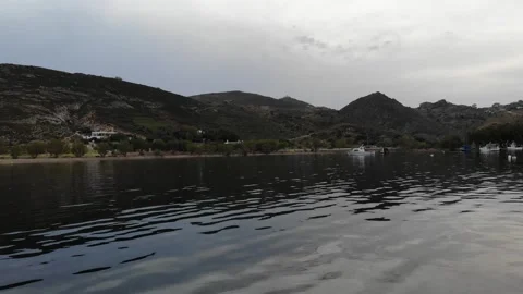 Low Flight Over Sea Greece Video stock 331708136