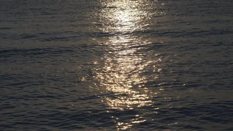 Low Flight Over Sun Glare On Rushing Water 4K Video stock 131290960