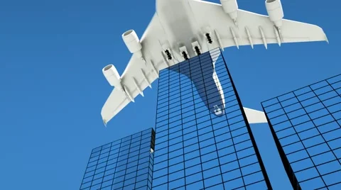 Low flying aircraft Stockbeeldmateriaal 55752698