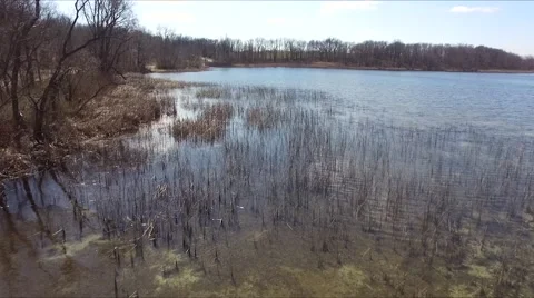 Low Flying Lake  Stock Footage 62271453