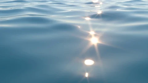 Low flyover of ocean waves - 3D rendering Stock Footage 112609627