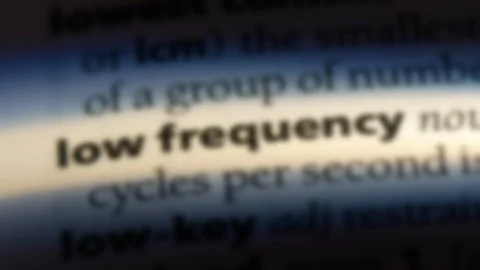 Low frequencey word in a dictionary. Stock Footage 99562984