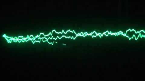 Low frequency on an oscilloscope 05 Stock Footage 37056102