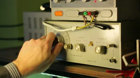 Low-frequency signal generator Stock Footage 42821040