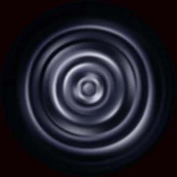 Low-frequency vibrations. Vector pattern with rippled membrane Stock Illustration