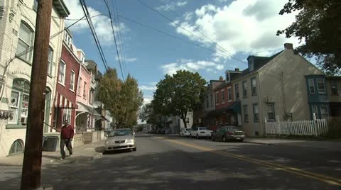 Low Income Homes 3 - Two Clips In One Stock Footage 22378111