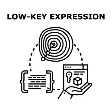 Low key expression vector concept symbolizing data information Stock Illustration