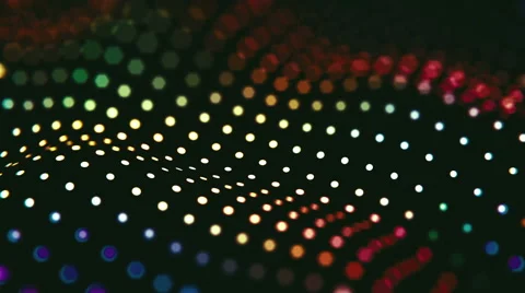 Low Key Flowing Surface of Circles 库存影片 45196786