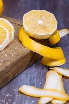 Low key lemons Stock Photos