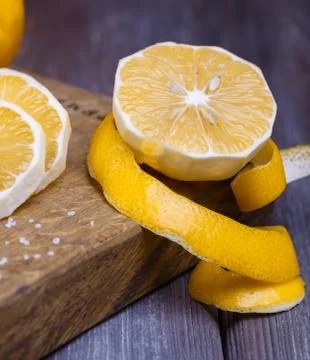 Low key lemons Stock Photos