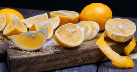 Low key lemons Foto stock