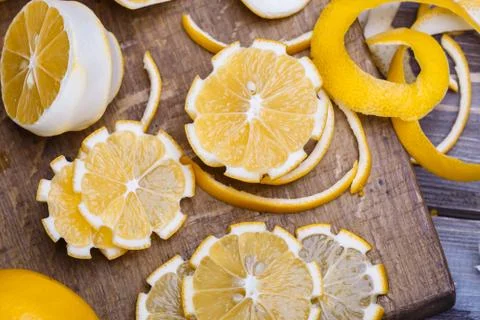 Low key lemons Stock Photos