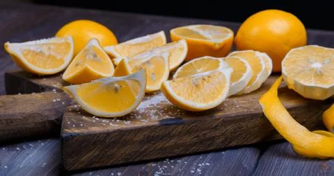 Low key lemons Stock Photos