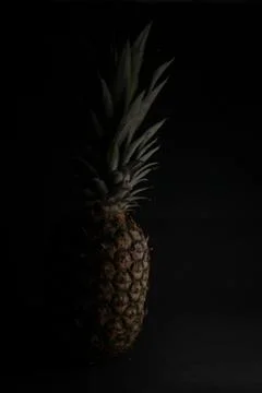 Low key pineapple Foto stock