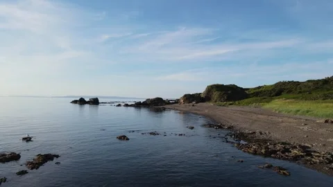 Low level beach pass Stock Footage 337415592