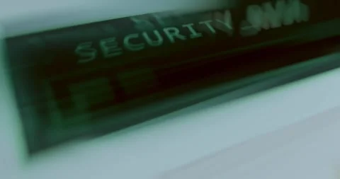 Low Level of Digital security, rating scale Stock Footage 313352792