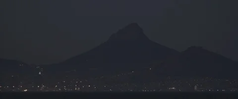 Low light on a moutain Cape Town - UHD Prores 422 Stock Footage 103855139