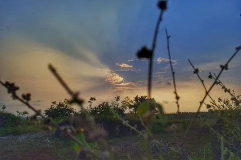 Low Light Sunset Stock Photos