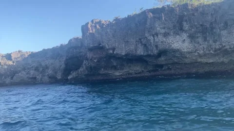 The low-lying Cave of the Swallows or Cueva de las Golondrinas Stock Footage 237972457