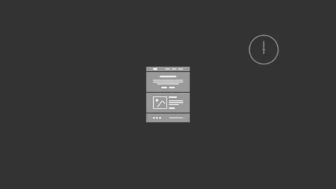 Low Page or Website Speed Concept Video stock 335141199