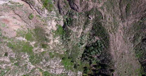 Low pass flight over mountains Stock Footage 58214594