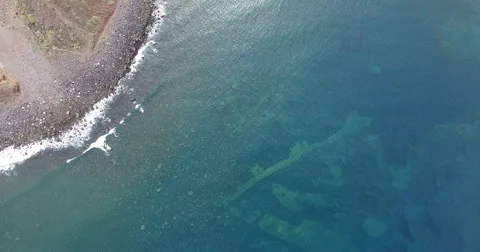 Low pass flight over water Stock Footage 58215745