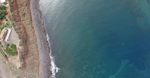 Low pass flight over water Stock Footage 58216734