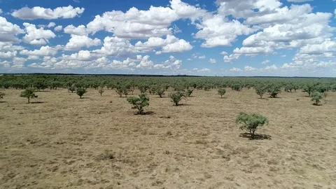Low Pass Flood Plain Stock Footage 80144730