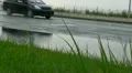 low perspective cars rain road HD Footage