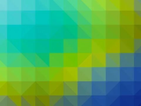 Low Poly Abstract Art Blue Green Yellow Triangle Geometric Pattern Stock Illustration