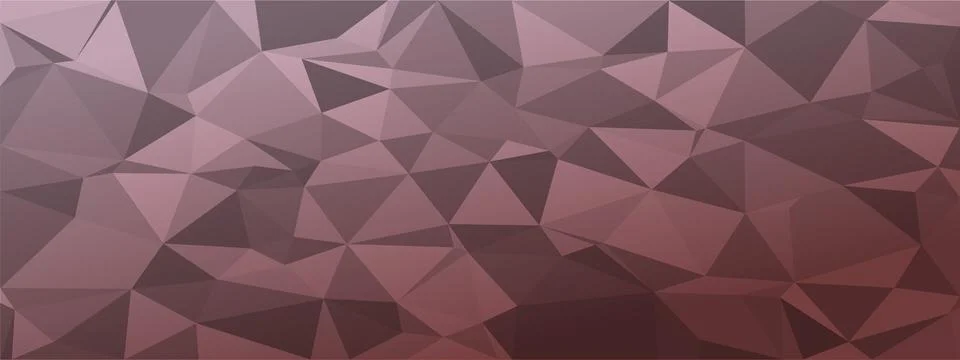 Low poly abstract background. dark natural colors chaotic triangles of variab Stock Illustration