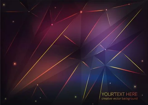 Low poly abstract background Stock Illustration