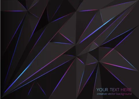 Low poly abstract background Stock Illustration