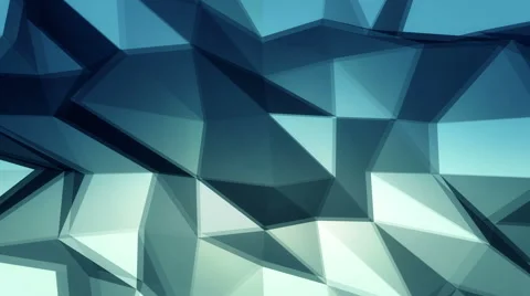 Low poly abstract background. Loop animation. Stock Footage 47673070