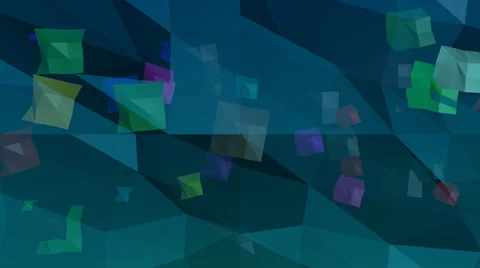 Low poly abstract background. Loop animation. Stock Footage 47673401