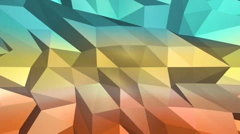 Low poly abstract background. Loop animation. Stock Footage 47673615