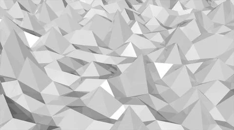 Low poly abstract background Low poly abstract background. Fractal white b... Stock Photos