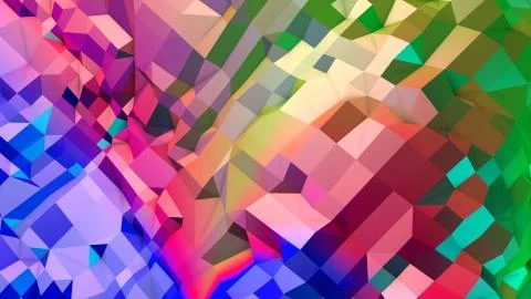 Low poly abstract background with modern gradient colors. 스톡 일러스트