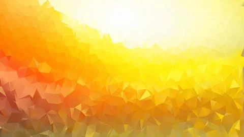 Low poly abstract colorful background with yellow color, trendy, geometric,.. Stock Illustration