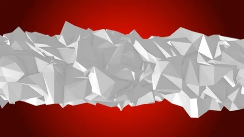 Low poly Abstract geometric background with moving lines and triangles 스톡 동영상 91635963