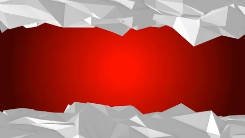 Low poly Abstract geometric background with moving lines and triangles 스톡 동영상 91635980