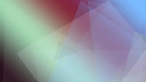 A low-poly abstract geometric design with red and purple light accents crea.. Illustrazione stock