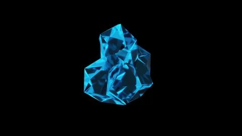 Low poly abstract geometry Stock Illustration