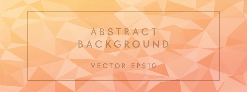 Low-poly abstract modern background. pastel colors chaotic triangles of variable Stock Illustration