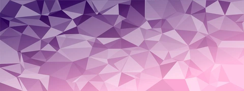 Low-poly abstract modern background. bright colors chaotic triangles of variable Stock Illustration