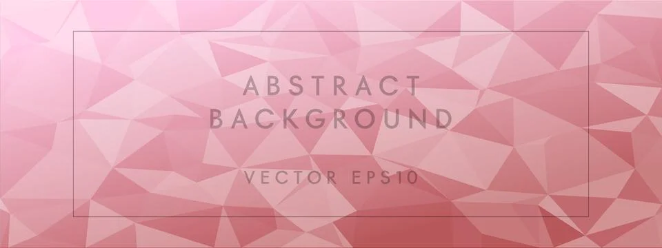 Low poly abstract modern background. pastel colors chaotic triangles of varia Stock Illustration