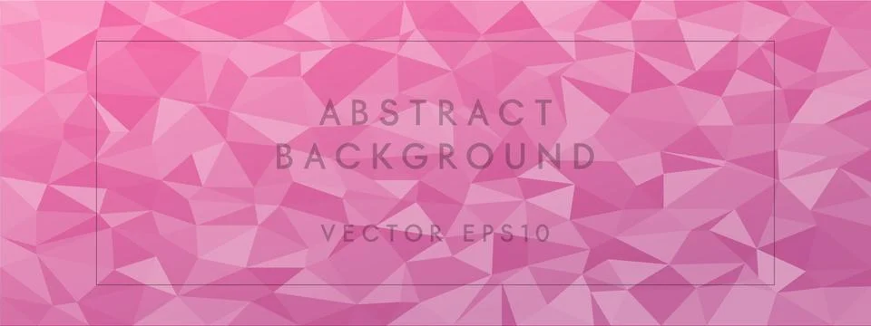 Low poly abstract modern background. pastel color chaotic triangles of variable Stock Illustration