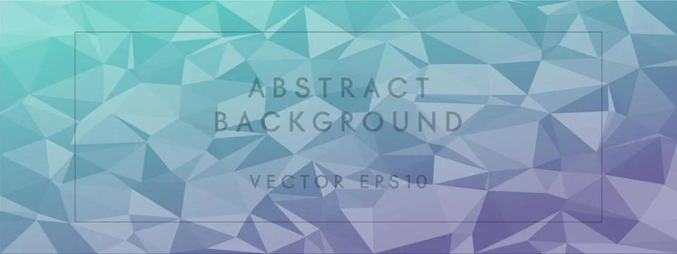 Low poly abstract modern background. pastel colors chaotic triangles of varia Stock Illustration
