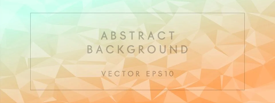 Low poly abstract modern background. pastel colors chaotic triangles of varia Illustrazione stock