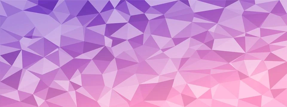 Low poly abstract modern background. bright colors chaotic triangles of varia Stock Illustration